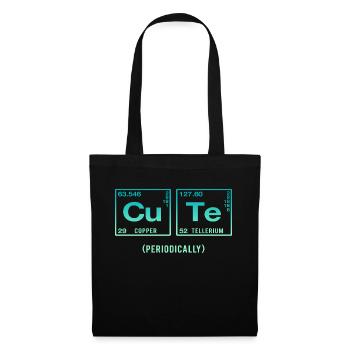 Drôle de dicton pour les scientifiques - Sac en tissu - noir - Devant