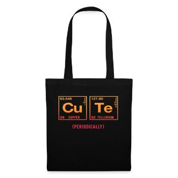 Drôle de dicton pour les chimistes et les physiciens - Sac en tissu - noir - Devant