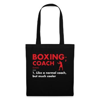 Sport Coach Definition Boxing - Tote Bag - black - Front