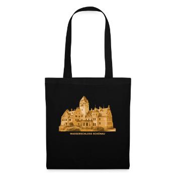 Château entouré de douves de Schönau Eggenfelden Basse-Bavière - Sac en tissu - noir - Devant