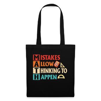 Math Mistakes Allow Thinking To Happen Math Teache - Tote Bag - black - Front