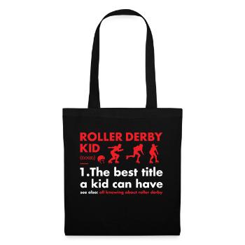 Sport Kid Definition Roller Derby - Sac en tissu - noir - Devant
