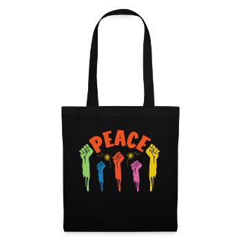 PAIX - Sac en tissu - noir - Devant