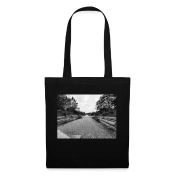 Wegweiser - die Entscheidung bleibt aber bei dir - Stoffbeutel - Schwarz - Vorne