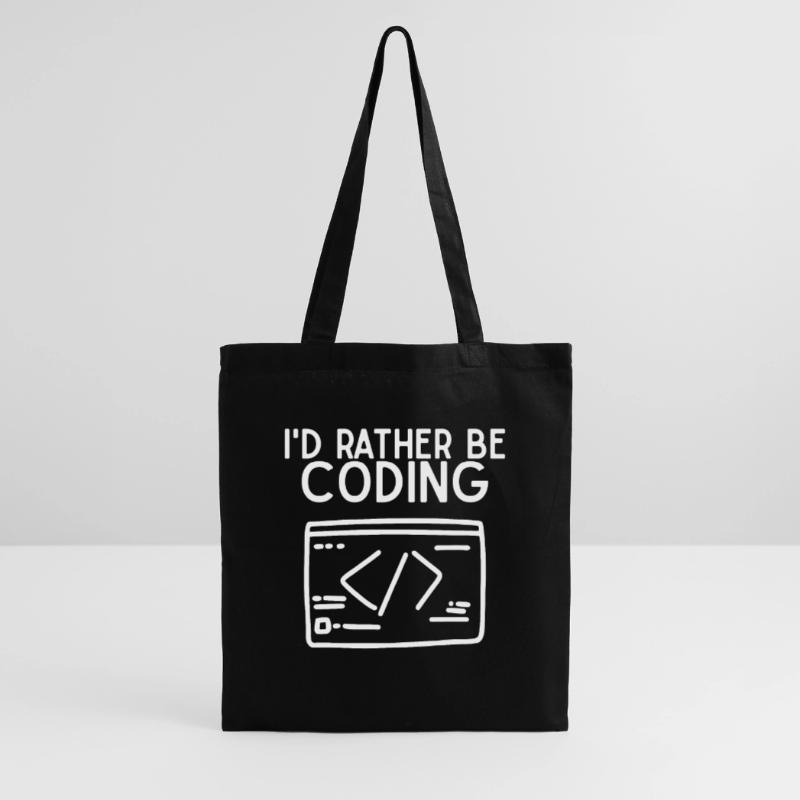 Je préfère coder Sac en tissu