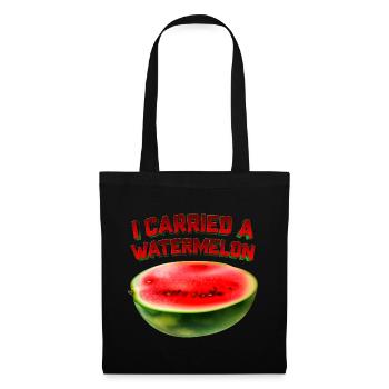I Carried A Watermelon - Stoffbeutel - Schwarz - Vorne