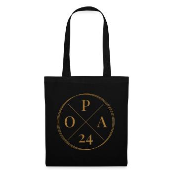 Opa 2024 - Stoffbeutel - Schwarz - Vorne