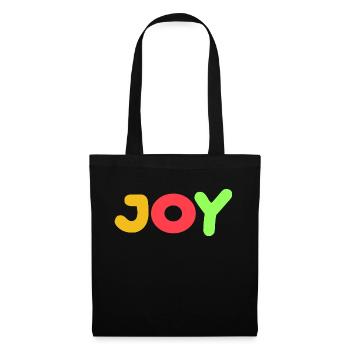 Joie Pensées positives, attitude positive - Sac en tissu - noir - Devant