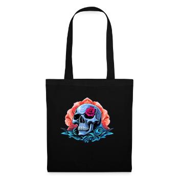 Skulls 'n' Roses - The Rosehead - Stoffbeutel - Schwarz - Vorne