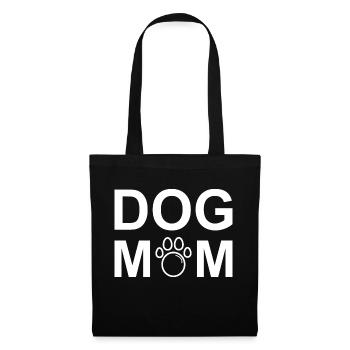 Chien - Sac en tissu - noir - Devant
