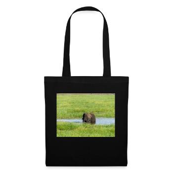 Landscape in Chobe National Park on Sedudu - Tote Bag - black - Front