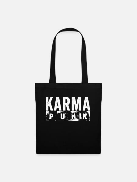 KarmaPUNK - Stoffbeutel - Schwarz