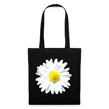 Fleur d’oie - Sac en tissu - noir - Devant