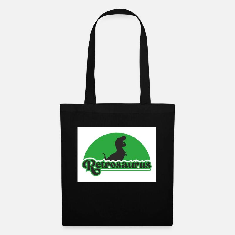 Retrosaurus - Stoffbeutel - Schwarz