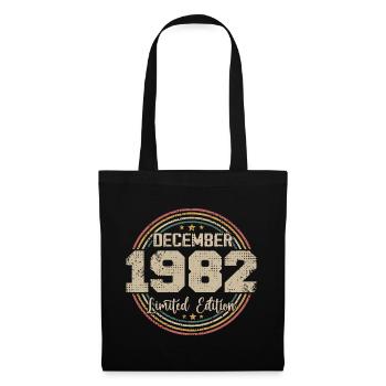 The legends were born in December 1982 - 1982 - Tote Bag - black - Front