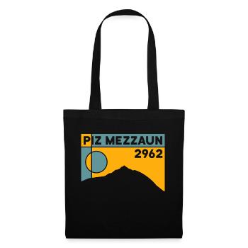 Piz Mezzaun, Randonnée à ski, Tour de montagne, Souvenir, Souvenir - Sac en tissu - noir - Devant
