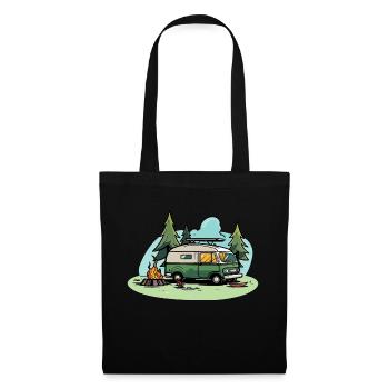 Vanlife - Stoffbeutel - Schwarz - Vorne