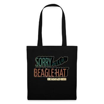 Chien Ami Chien Propriétaire Bday Doggie Puppy Cool - Sac en tissu - noir - Devant