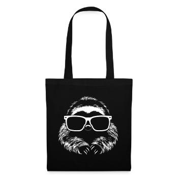Paresseux Anime Paresseux Manga Paresseux Lunettes de soleil - Sac en tissu - noir - Devant