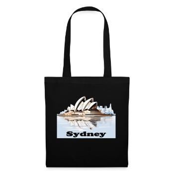 Sydney, une ville cosmopolite sur la côte australienne - Sac en tissu - noir - Devant