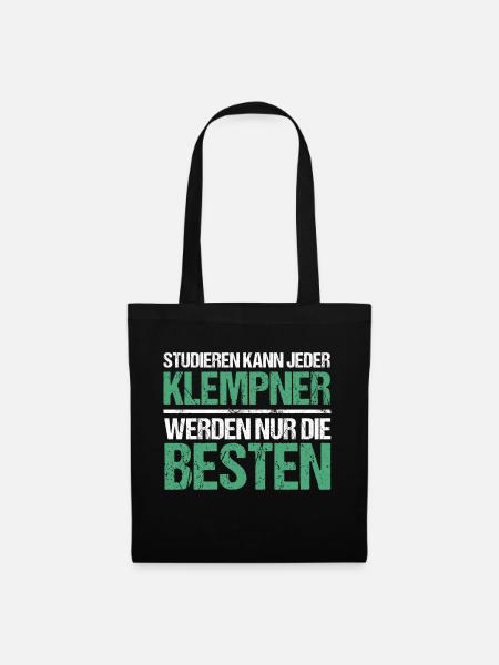 Anyone can study - Plumber Edition - Tote Bag - black