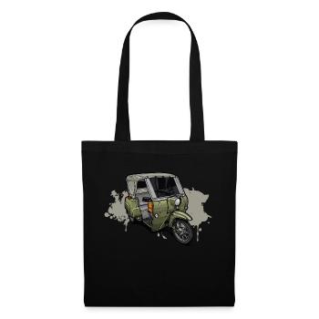 Duo DDR tricycle - illustration - Tote Bag - black - Front