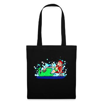 Sirène - Sac en tissu - noir - Devant