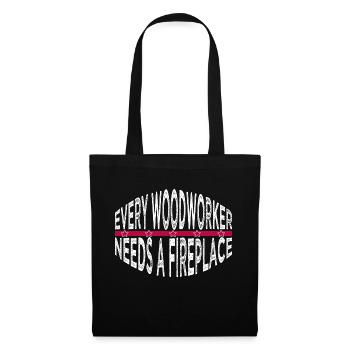 cutter carpenter quotes tshirts - Stoffbeutel - Schwarz - Vorne