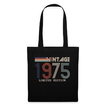Vintage 1975 Anniversary Gift - Vintage 1975 - Tote Bag - black - Front