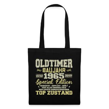 Vintage 1965 Born Retro Birthday Vintage - Tote Bag - black - Front