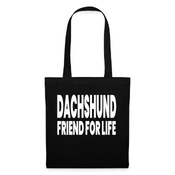 Dachshund - Tote Bag - black - Front