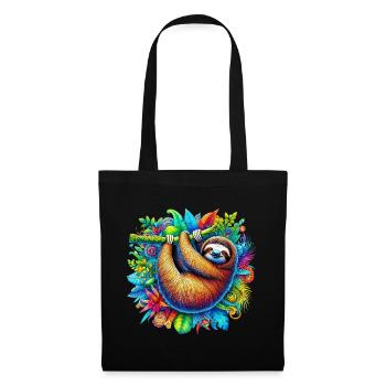 Paresse - Sac en tissu - noir - Devant