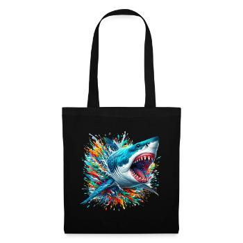 Shark - Tote Bag - black - Front