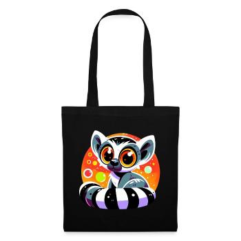 Lemur - Tote Bag - black - Front
