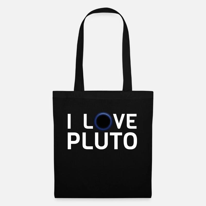 J’adore Pluton - Sac en tissu - noir