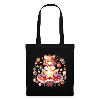 Tenue de Noël japonaise pour les fans de manga et d’anime - Sac en tissu - noir - Devant
