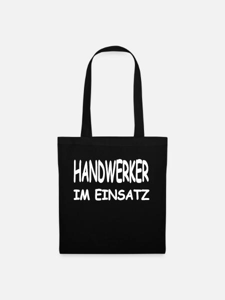 Handwerker - Stoffbeutel - Schwarz