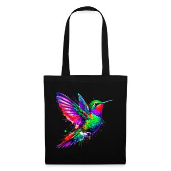 Colibri - Sac en tissu - noir - Devant
