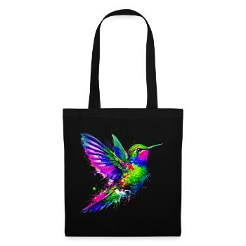 Colibri - Sac en tissu - noir - Devant