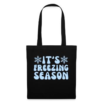 It's Freezing Season, Winter Season Lovers - Tote Bag - black - Front