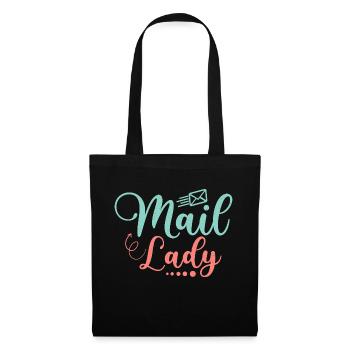 Mail Lady Mailman Postal Worker - Tote Bag - black - Front