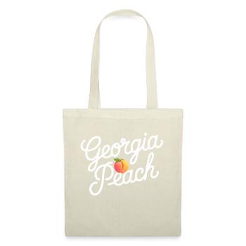 Écriture pêche de Géorgie - Sac en tissu - nature - Devant