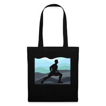 Workout Fitness Fitnesstraining - Stoffbeutel - Schwarz - Vorne