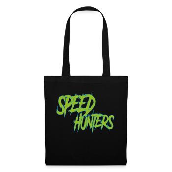 speed hunters /Design mit cooler Schrift - Stoffbeutel - Schwarz - Vorne