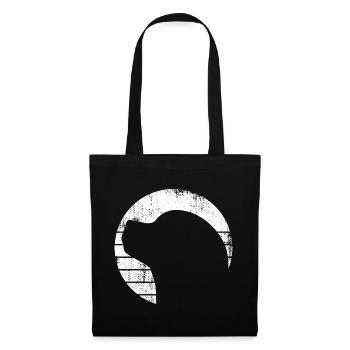 Dog Drawing - Tote Bag - black - Front