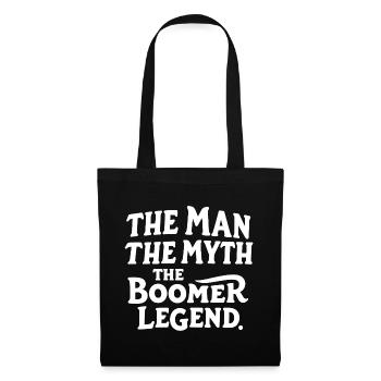 The Man The Myth The Boomer Legend Proud Boo - Tote Bag - black - Front