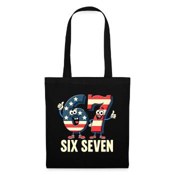 US Flag 67 Memes Six Seven - Tote Bag - black - Front