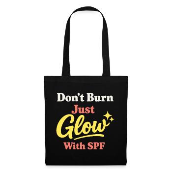 Culture SPF Identité Soins de la peau Humour - Sac en tissu - noir - Devant