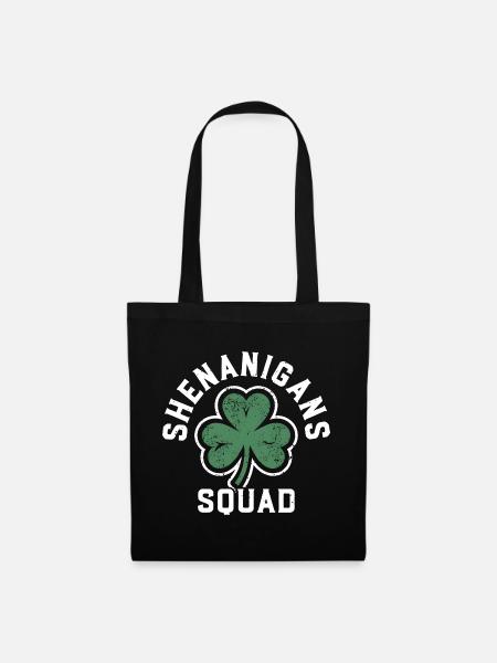 Shenanigans-Team Shamrock Tee - Stoffbeutel - Schwarz
