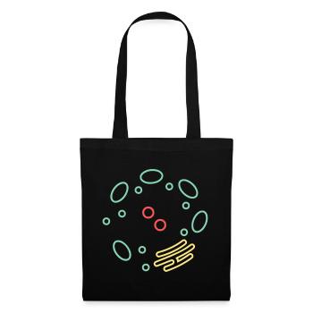 Biologie des organites cellulaires - Sac en tissu - noir - Devant